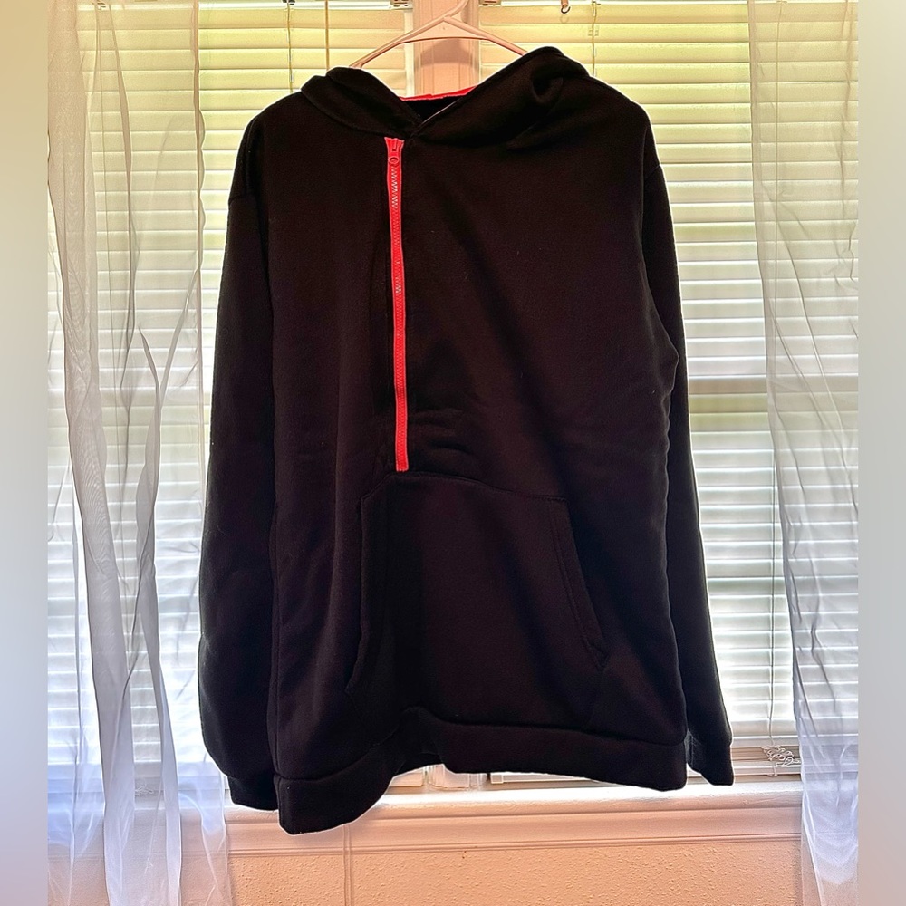 Asymmetrical Men’s Hoodie, Size XL